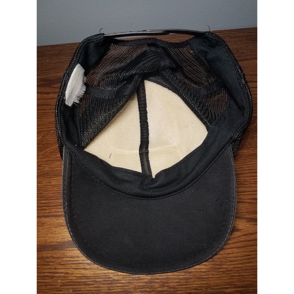 Vintage NASA Black Mesh Snapback Hat With "Scrambled Eggs" Gold Leaf Embroidery - Picture 8 of 9